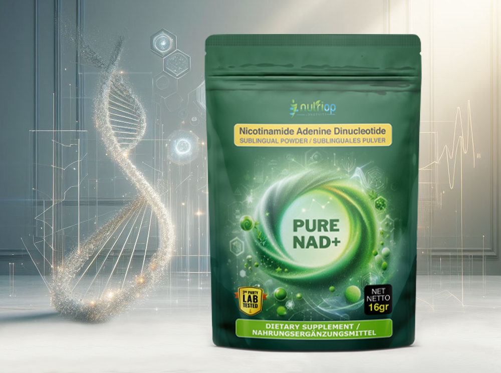 Nutriop Longevity® PURE-NAD+, Nicotinamide Adenine Dinucleotide - Extreme Potency sublingual powder -16 grams-3