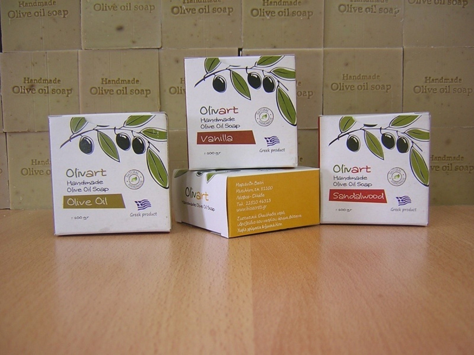 OLIVART Hand made Olive Oil soap - Lavender-1