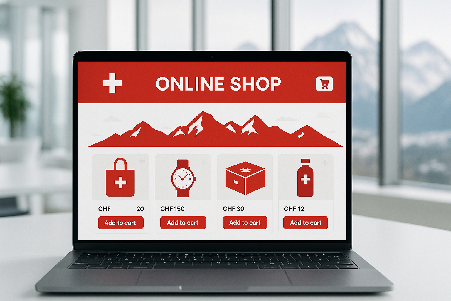 Onlienshop, Schweiz